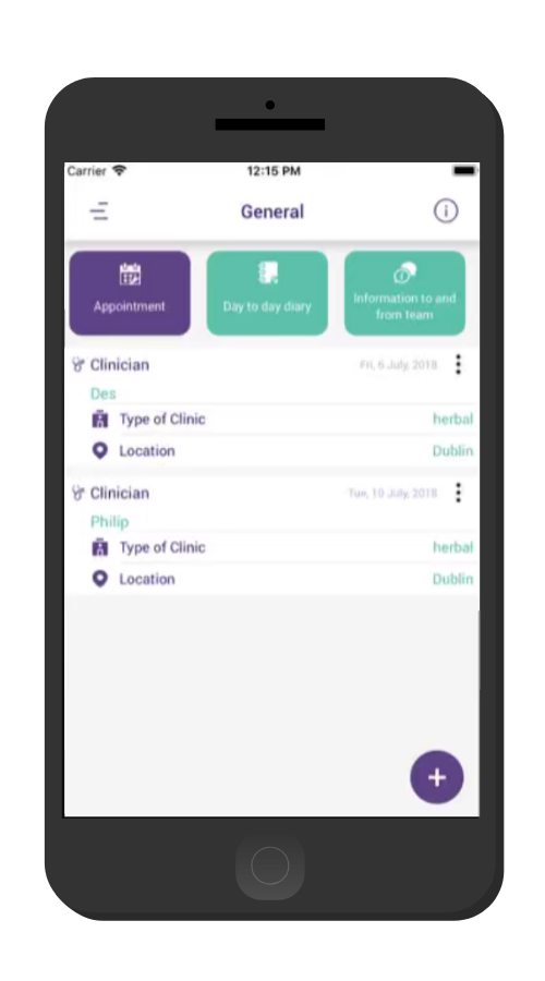 CF Ireland - Patient Treatment App screenshot 2